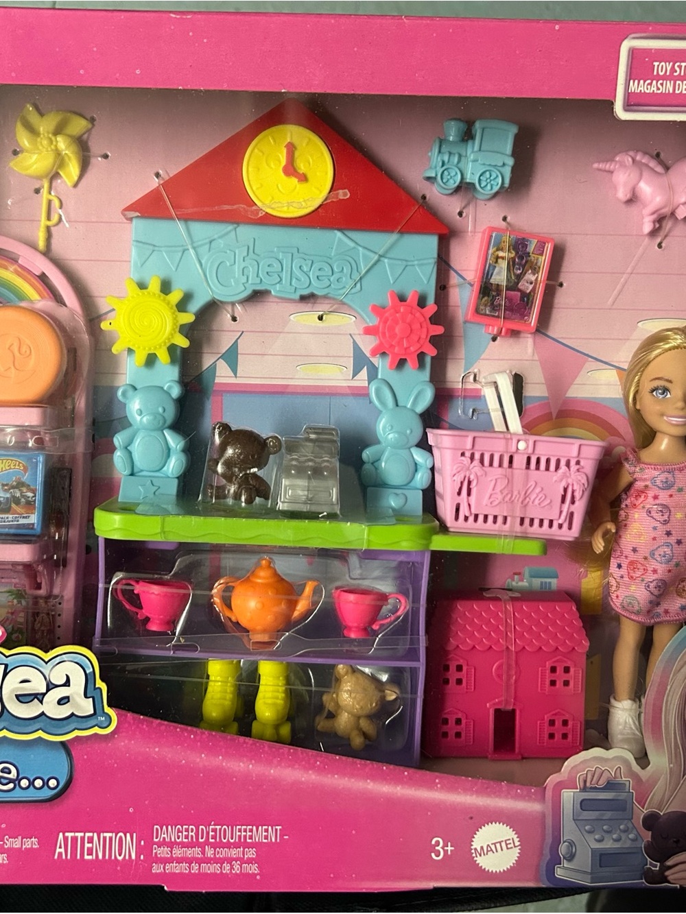 Kids Doll Playset with Doll and Accessories - Pink, Purple, Blue